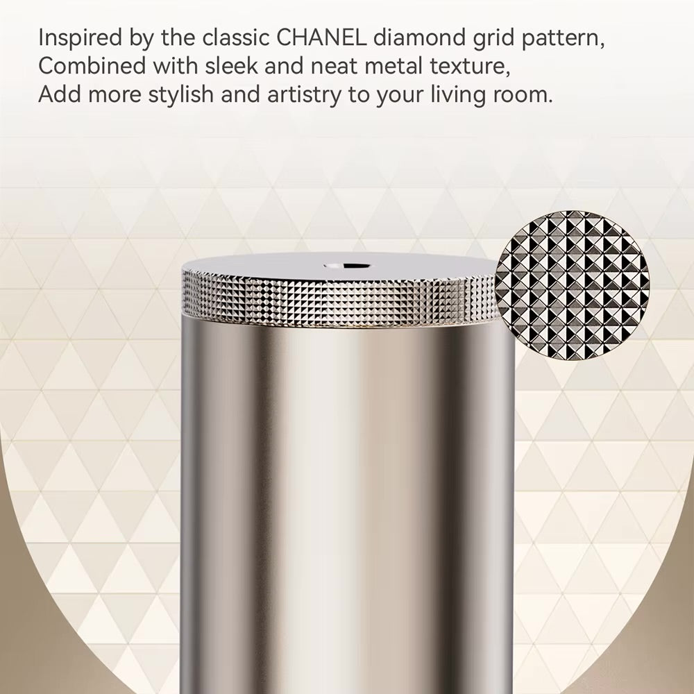 Waterless aromatic essential oil nebulizing diffuser